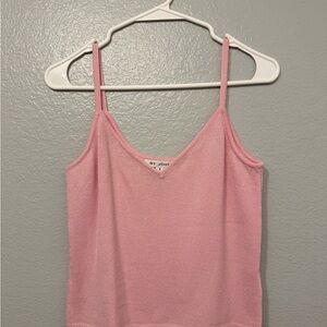 St. John Soft Pink Knit Top